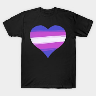 Trans paint heart T-Shirt